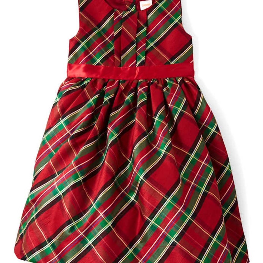 Gymboree Red Green Plaid Holiday Dress